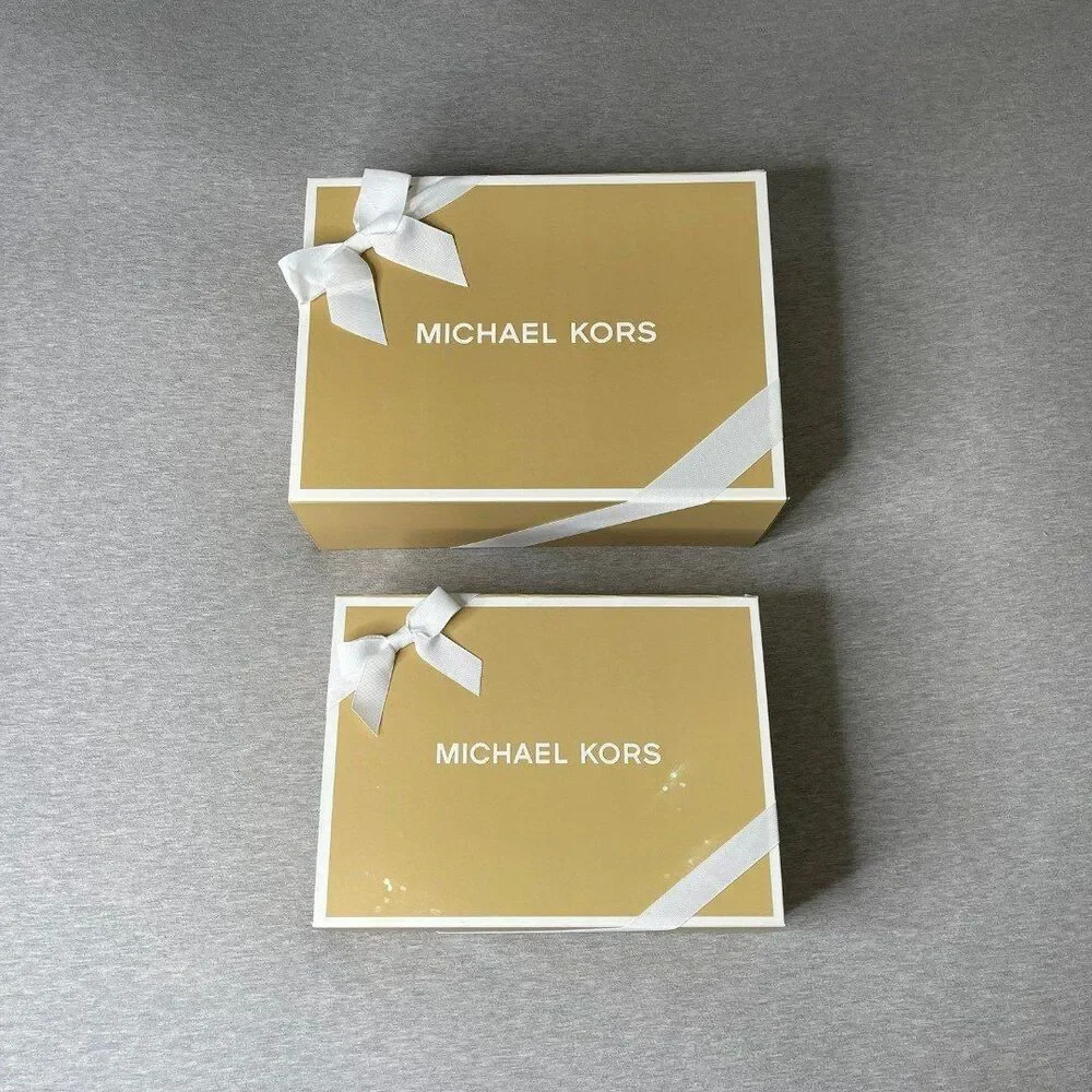 Michael Kors Empty Gift Boxes with Bow 2 PCS. Set